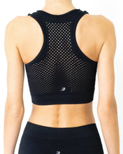 Load image into Gallery viewer, Milano Seamless Sports Bra - Black [MADE IN ITALY]
