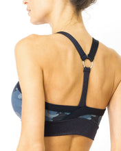 Load image into Gallery viewer, Veloso Supplex Sports Bra With Mesh Trim
