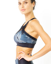 Load image into Gallery viewer, Veloso Supplex Sports Bra With Mesh Trim
