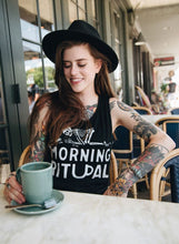 Load image into Gallery viewer, Morning Ritual Coffee Muscle Tee
